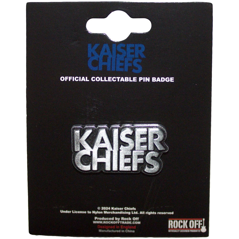 Kaiser Chiefs - Skewed Logo Pin - Zilverkleurig